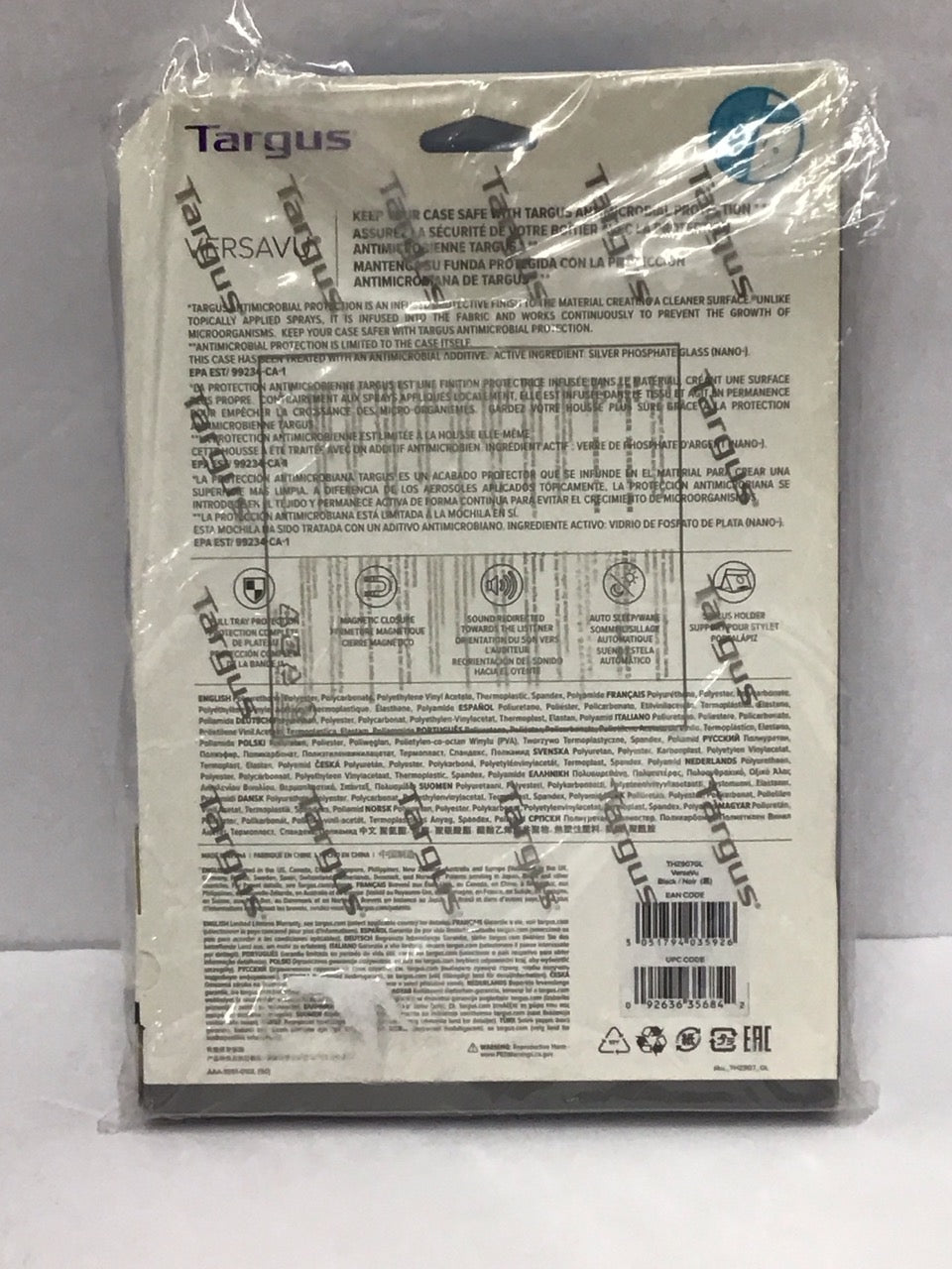 Targus VersaVu Antimicrobial Carrying Case for 10.9" To 11" Apple iPad THZ907GL