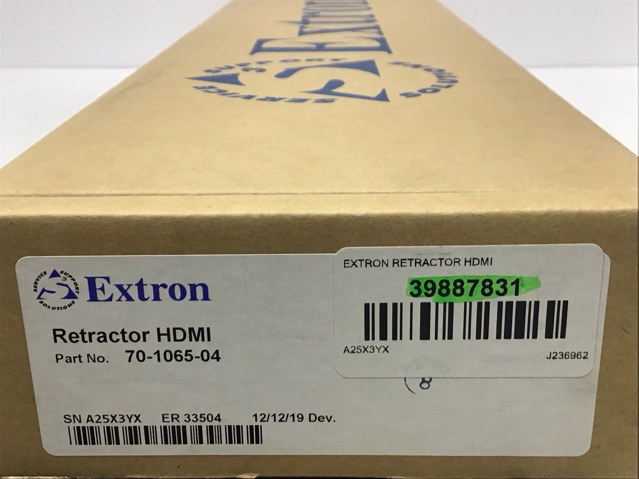 Extron Retractor HDMI Cable Retraction System 70-1065-04