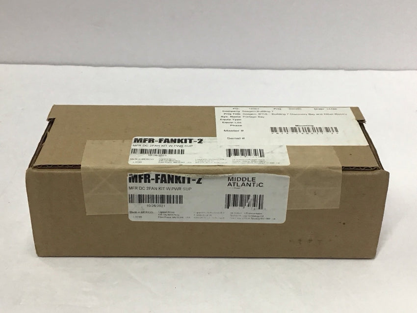 Middle Atlantic Fan Kit /w Power Supply mfr-fankit-2