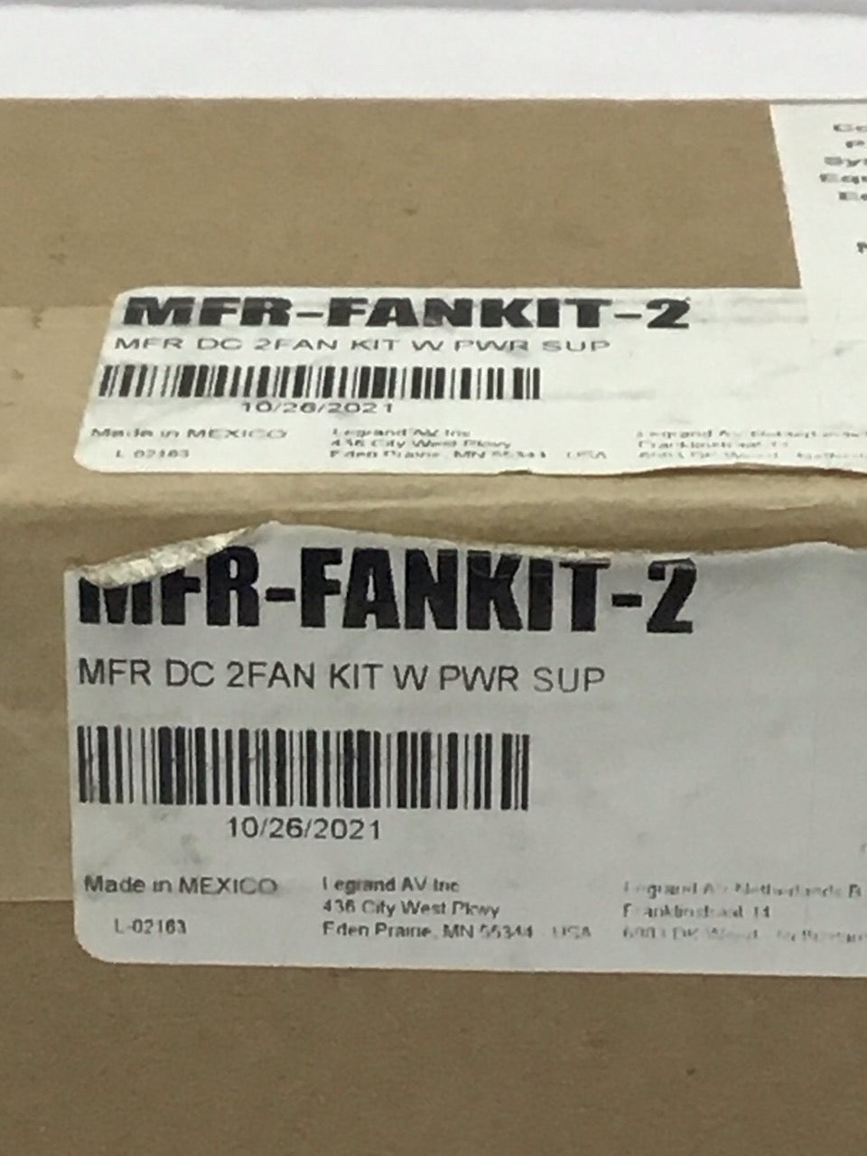 Middle Atlantic Fan Kit /w Power Supply mfr-fankit-2