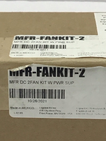 Middle Atlantic Fan Kit /w Power Supply mfr-fankit-2