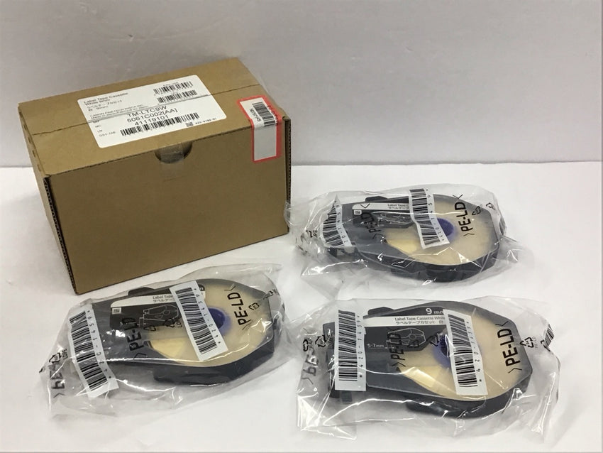 Box of 3 Canon Label Tape Cassette for MK3000 & MK5000 9mm x 30m White 5061C002