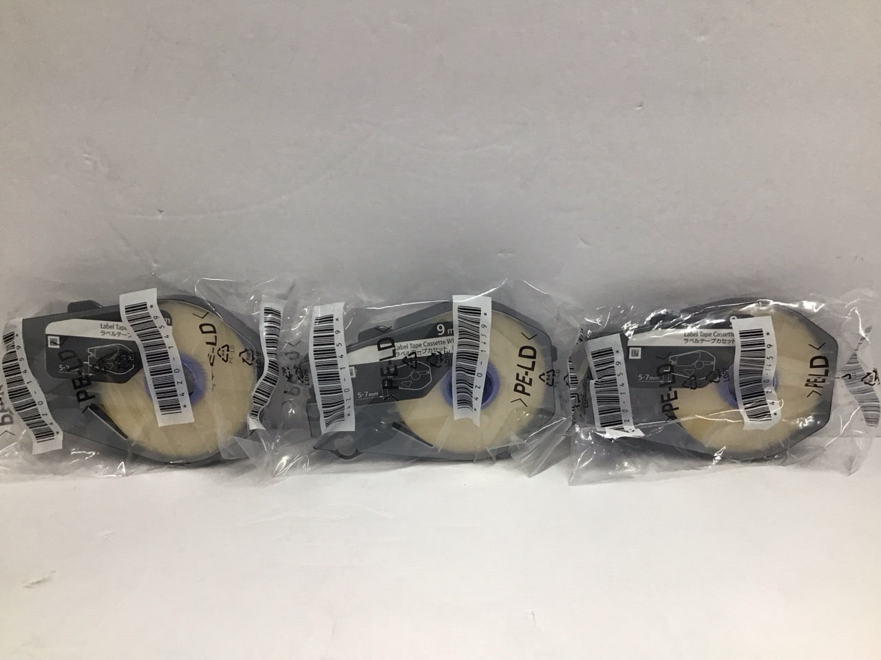 Box of 3 Canon Label Tape Cassette for MK3000 & MK5000 9mm x 30m White 5061C002