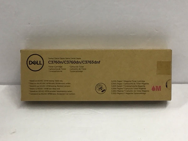 Dell Magenta High Yield Toner Cartridge C3760n/C3760dn/C3765dnf OEM 8JHXC