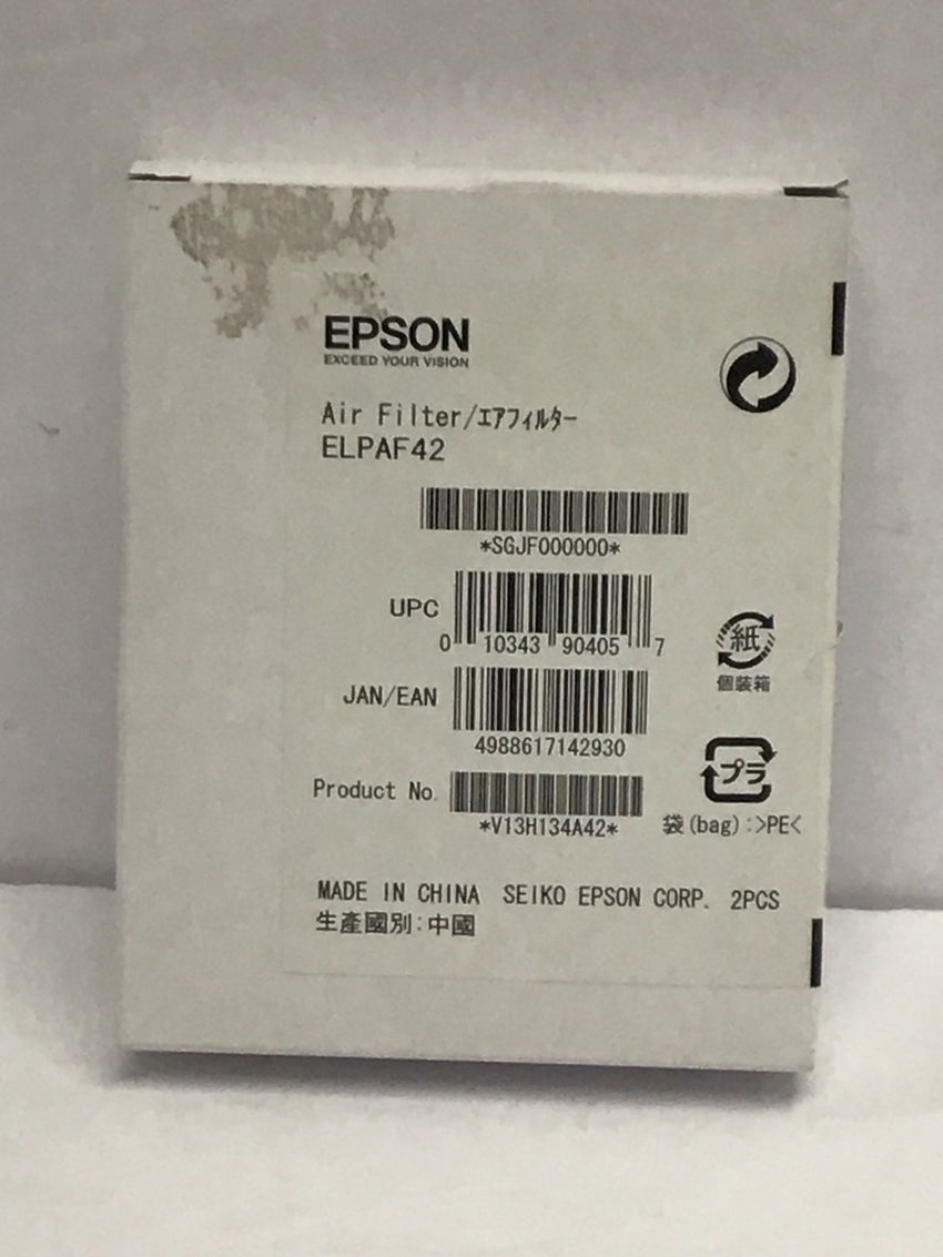 Epson Replacement Air Filter ELPAF42 GENUINE OEM V13H134A42