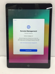 Apple iPad 7th Gen 32GB, Wi-Fi   4G, 10.2"  Space Gray MW6X2LL/A MANAGED A2200