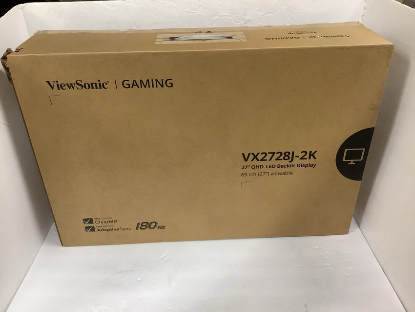 ViewSonic 27" Gaming Monitor 1440p 180hz 0.5ms IPS w/FreeSync Premium VX2728J-2K