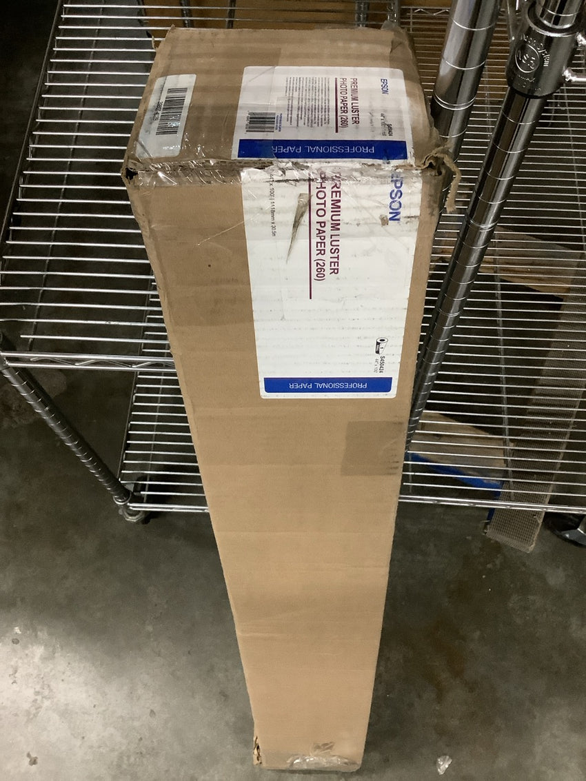 Epson Premium Luster Photo Inkjet Paper 44" x 100' Roll 260 gsm S450424