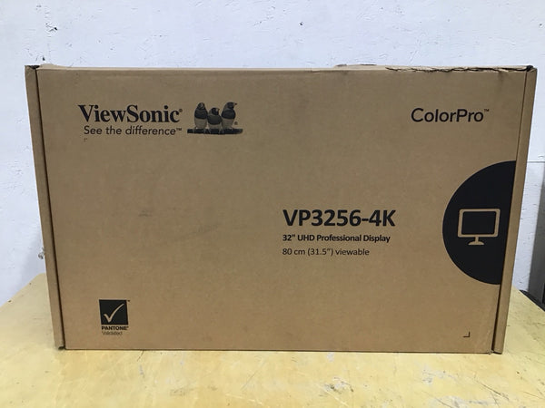 Viewsonic 32" 4K Professional Graphic Design Monitor HDR IPS USB-C VP3256-4K