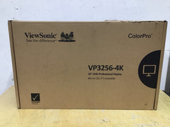 Viewsonic 32" 4K Professional Graphic Design Monitor HDR IPS USB-C VP3256-4K