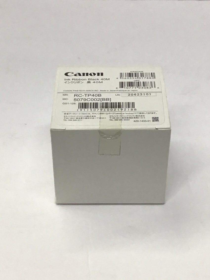 Canon Thermal Transfer Ribbon Black 5 Pack Genuine OEM MK3000 MK5000 5079C002