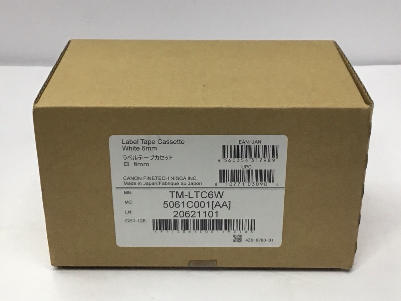 Canon 3 Pack Label White Tapes MK3000 MK5000 Cable Wire Marker Printers 5061C001