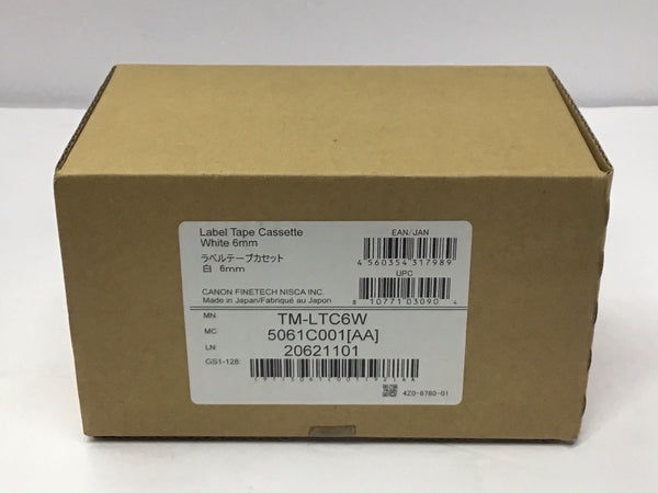 Canon 3 Pack Label White Tapes MK3000 MK5000 Cable Wire Marker Printers 5061C001