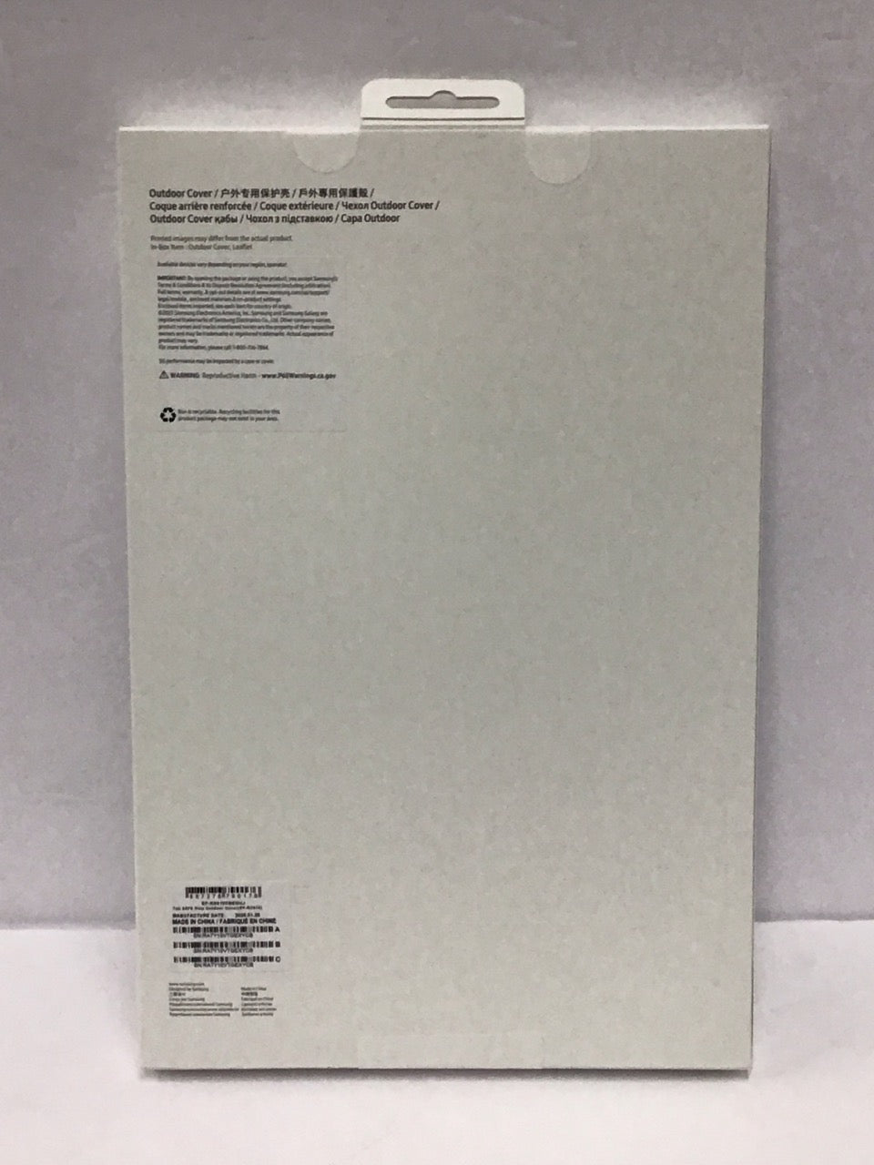 Samsung Outdoor Rugged Carrying Case for Galaxy Tab S9 FE  Black EF-RX610CBEGUJ