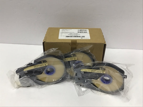 Canon 3 Pack Label Tapes 9mm x 30m MK3000 and MK5000 Printer Yellow 5062C002