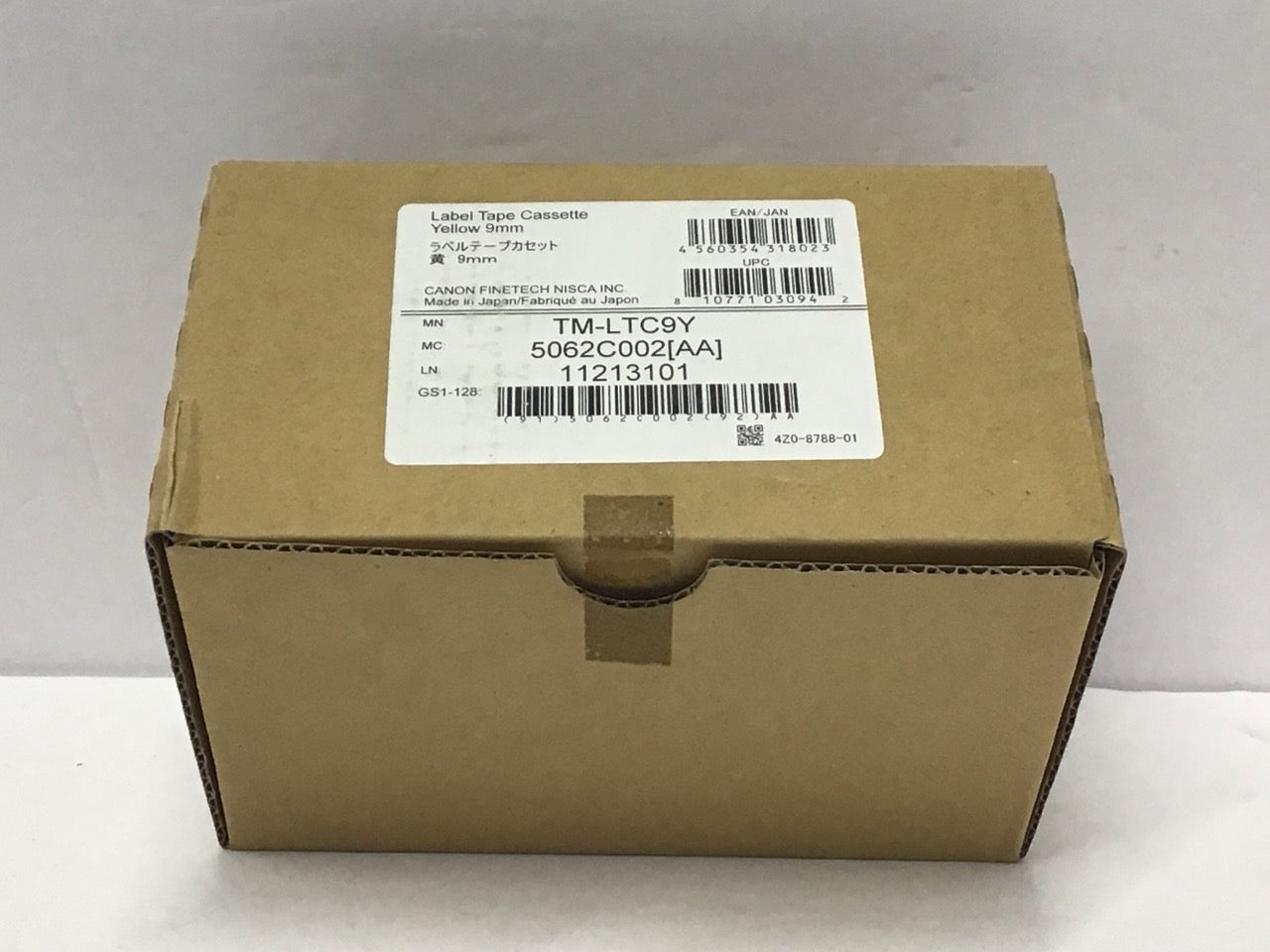 Canon 3 Pack Label Tapes 9mm x 30m MK3000 and MK5000 Printer Yellow 5062C002