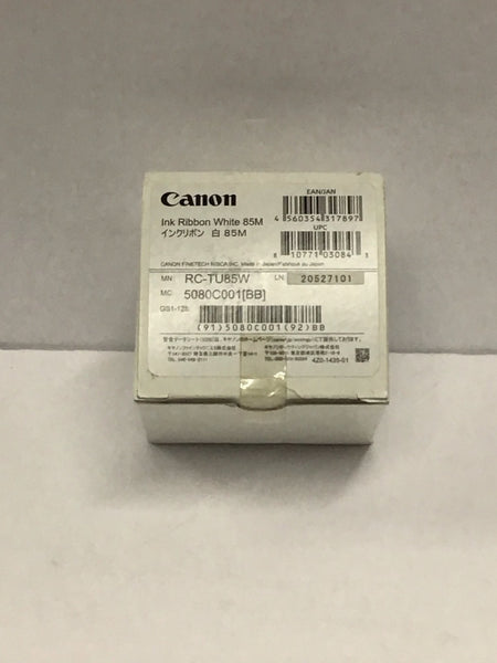 Canon 5 Pack 85 m Ink Ribbon Cassette for MK3000 & MK5000 White 5080C001
