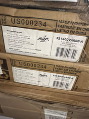 Varano Corner TV Stand Black Tempered Glass Up to 65" FS1300VARBB-A