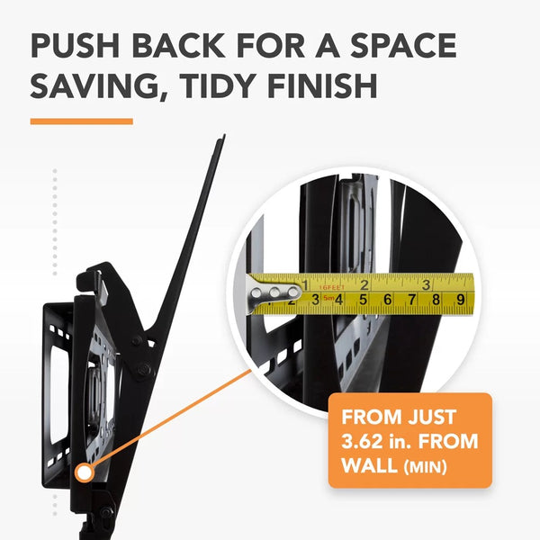 AVF Full Motion TV Wall Mount 600 VESA 37"-80" up to 101LBS SWIFT650-AP