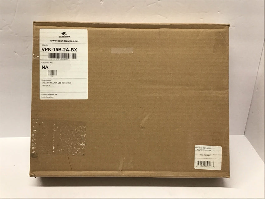 APG Cash Till Assembly for Vasario 1616 and 1618 5 Bill 5 Coin VPK-15B-2A-BX