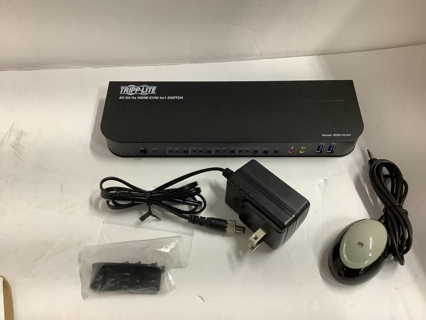 Tripp Lite 4-Port HDMI/USB KVM Switch 4K 60Hz HDR HDCP 2.2 IR Sharing B005-HUA4