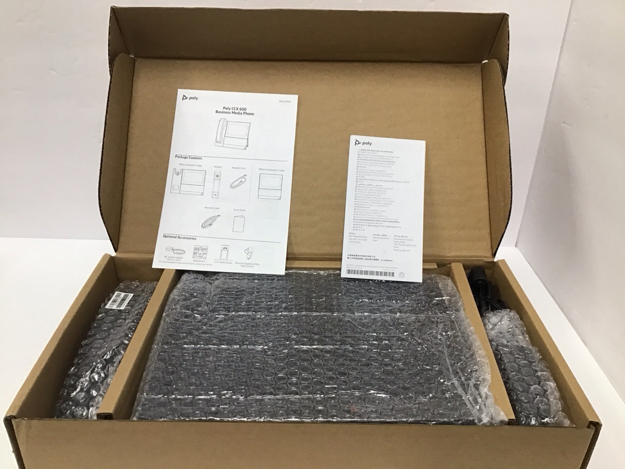 HP Poly CCX 600 IP Phone 84C17AA#ABA