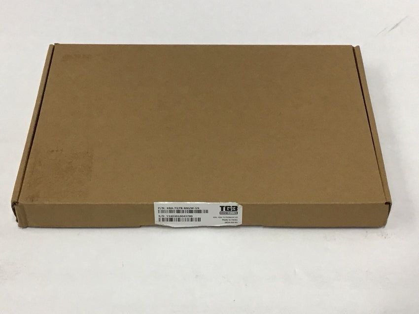 TG3 78 Key Low Profile US Keyboard USB Black Backlit KBA-TG78-BNUW-US