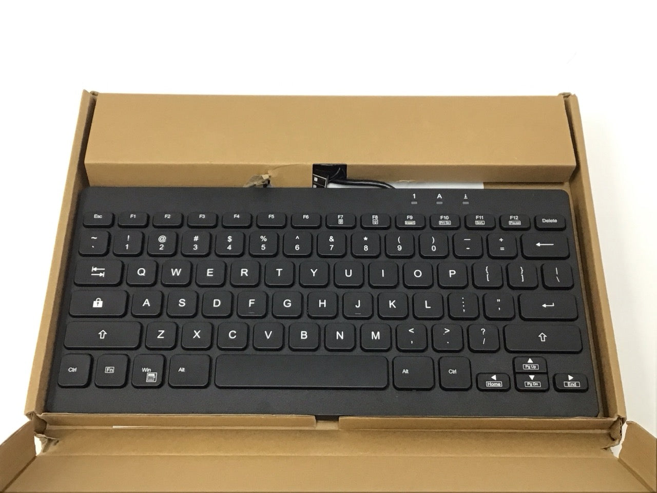 TG3 78 Key Low Profile US Keyboard USB Black Backlit KBA-TG78-BNUW-US