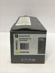 Lexmark Yellow High Yield Toner Genuine OEM C330H40