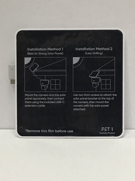 eufy S320 SoloCam Black Solar Powered T81701W1-Q-H-B