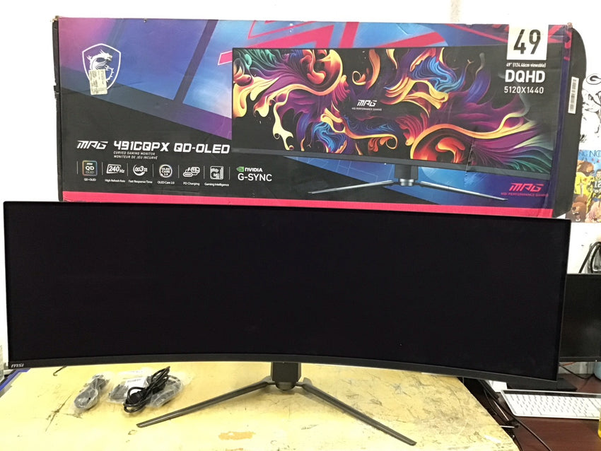 MSI 49" 5K Ultra Widescreen Curved Gaming Monitor OLED 240Hz MPG491CQPXQDOLED