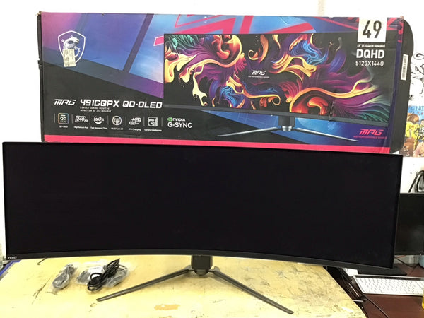 MSI 49" 5K Ultra Widescreen Curved Gaming Monitor OLED 240Hz MPG491CQPXQDOLED