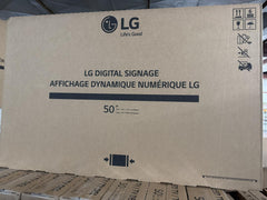 LG 50" 4K Display Digital Signage TV Built In Speakers LG50UL3J-M