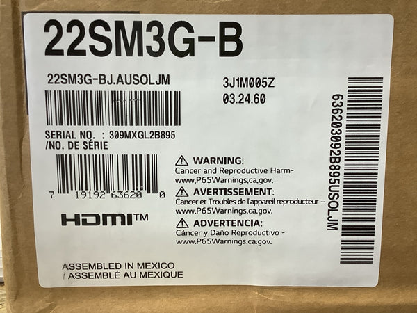 LG 21.5" FHD Signage Display Monitor 22SM3G-B