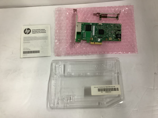 HPE Dual Port GBE NIC PCIe Standard   Low Profile i350-T2 859353-001 854884-003