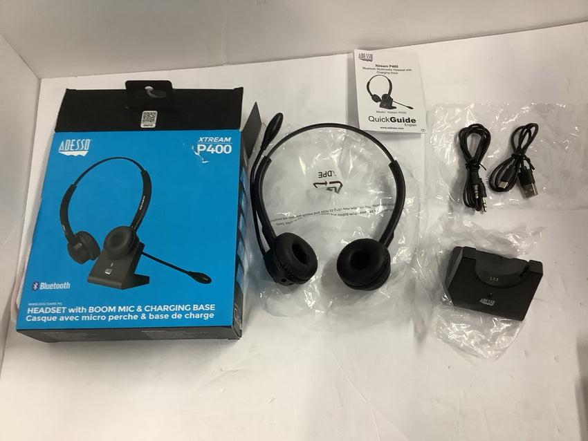 Adesso Xtream P400 Wireless Dual Ear Headset & Mic XTREAM-P400