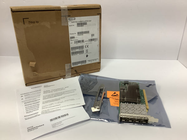 HPE BCM 57504 10/25GBE 4 Port SFP28 Adapter PCIe Card P26264-B21