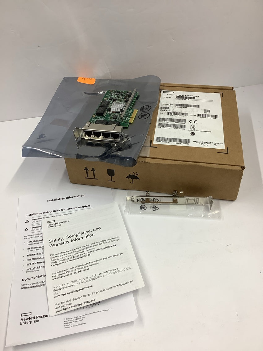HPE BC 5719 1GB 4 Port Base-T Adapter P51178-B21