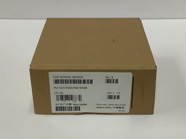 Plantronics Poly Wall Mount Bracket for CCX 500 or CCX 505 IP phone 89D06AA