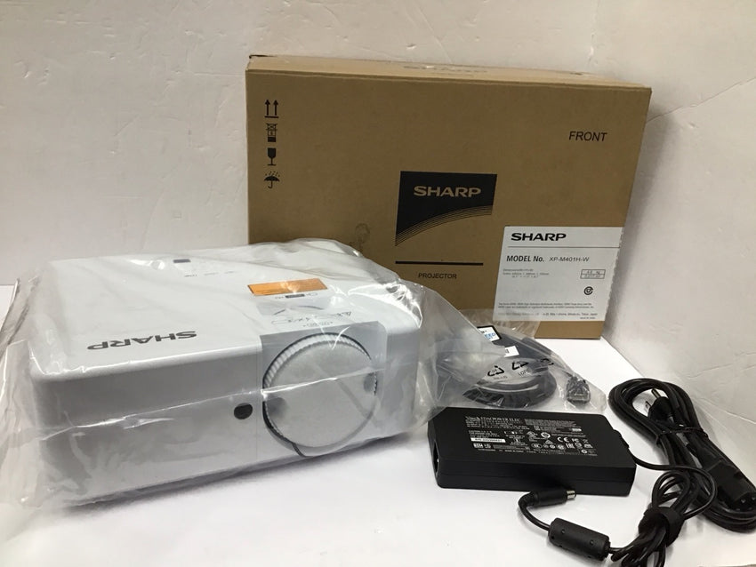 SHARP M401H Laser Projector 1080p DLP 4000 Lumen Filter Free 2 HDMI XP-M401H-W