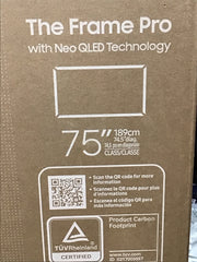 Samsung The Frame Pro 75" Neo QLED Art Display LS03F QN75LS03FWFXZA