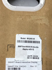 Smart Interactive Touchscreen 75" SBID-MX255-V4-PW