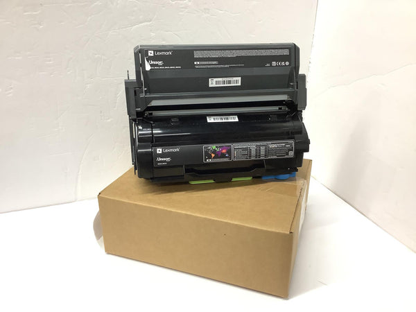 Lexmark Photoconductor Imaging Unit and Starter Toner Genuine OEM 55B0ZA0