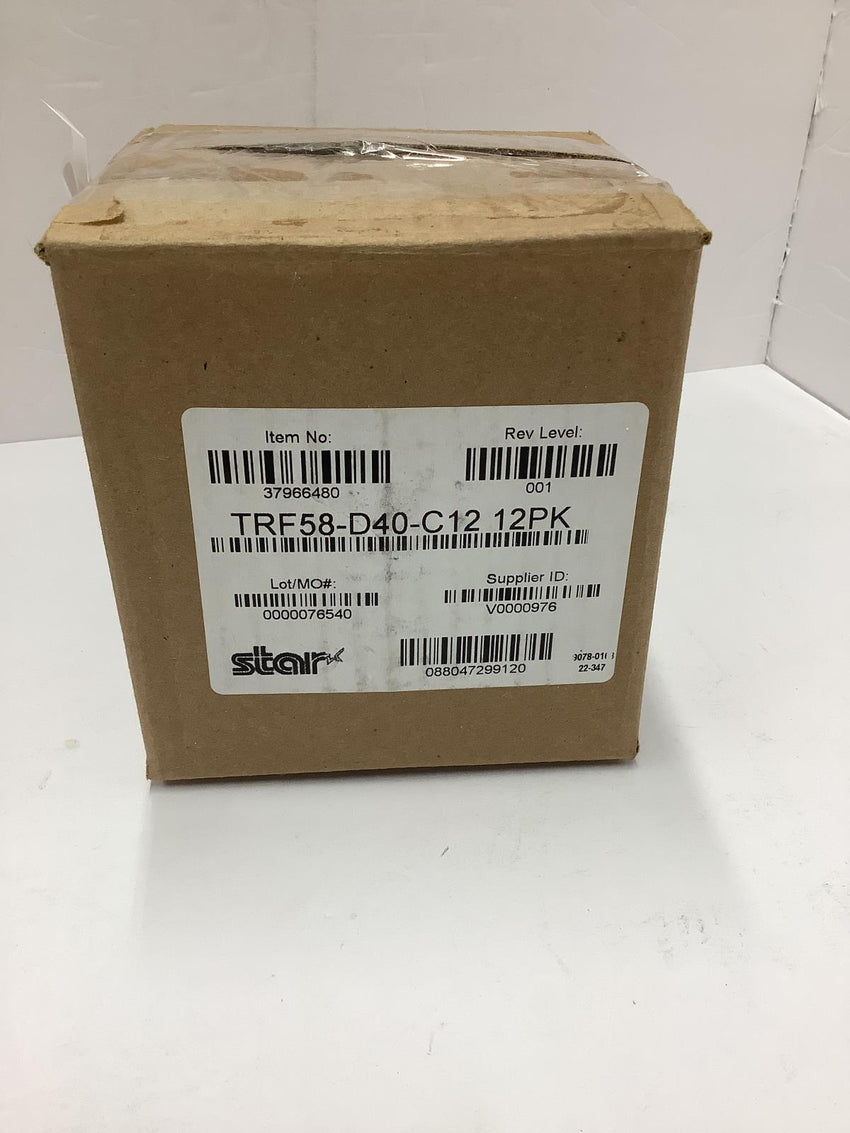 Star Micronics 2.28" (58MM) X 50' (15M) Thermal Receipt Paper 12 Rolls 37966480