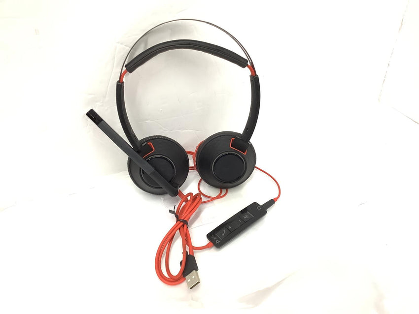 Plantronics Poly C5220T USB-A/3.5 mm Wired Stereo Headset Headphones 211008-02