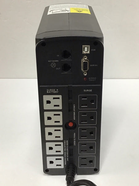 CyberPower UPS Battery Backup 850VA 510W 120V 10 Outlets CP850PFCLCD