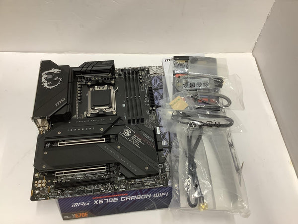 MSI MPG X670E CARBON WIFI AMD AM5 Motherboard ATX