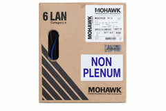 Mohawk Cat 6 Cable CAT6 23 AWG Riser U/UTP Unshielded Twisted Pair Blue  M58292B