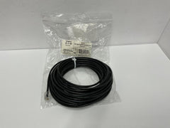 Legrand QS 50ft CAT6 Non Booted CMP Black UTP Plenum RJ45 Male Cable CG15301