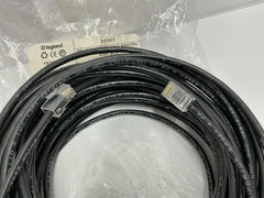 Legrand QS 50ft CAT6 Non Booted CMP Black UTP Plenum RJ45 Male Cable CG15301